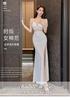 Temperament Elegant Slim-fitting Nightclub Women's Clothing Women's Flavor Low-cut Hip-wrapped Deep V-thin Suspender Dress