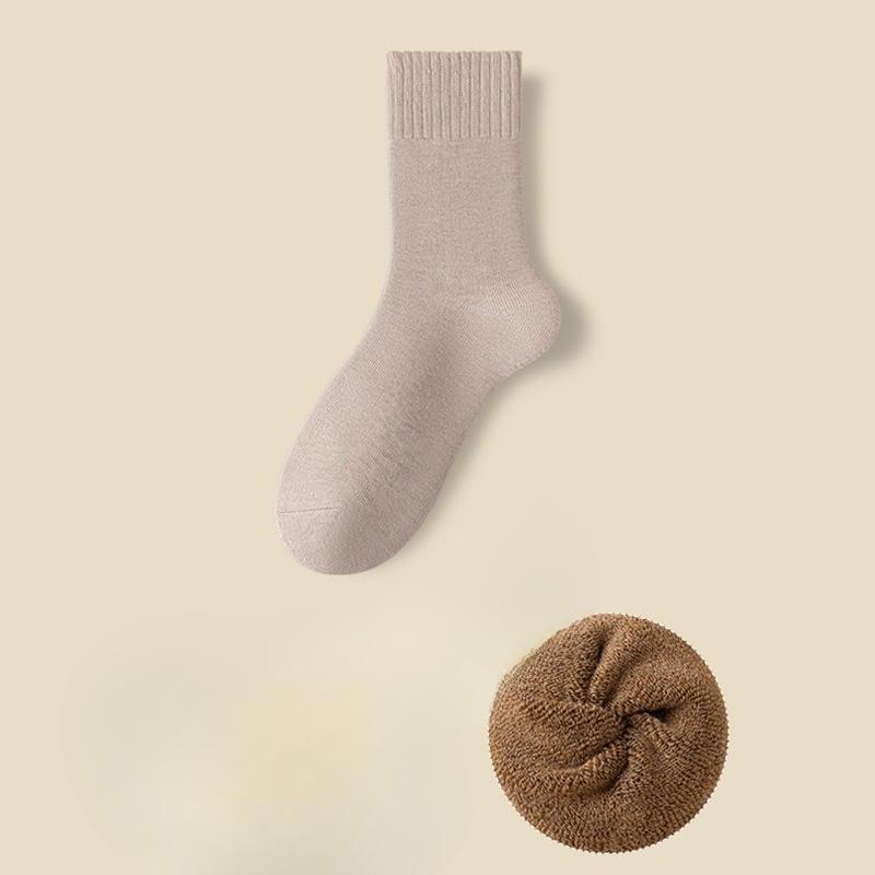 

Loop Socks for Women s Autumn and Winter, Warm and Non-freezing Sleep Socks with Fleece and Thickening 1 pair рожевий