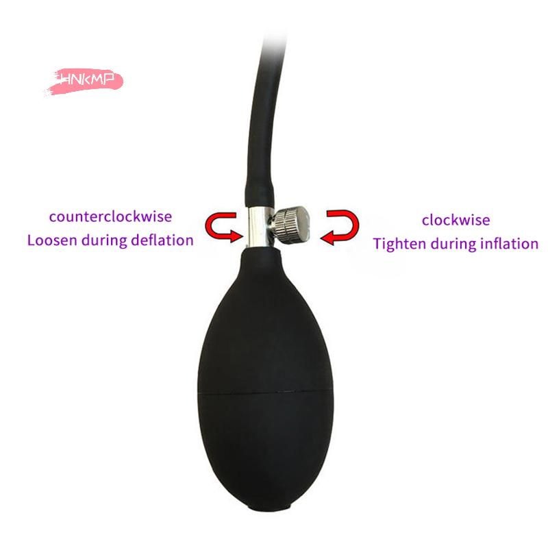 Inflatable Anal Plug Extra Large Prostate Massager G-Spot Stimulator for Men & Women Premium Comfort Adult Sex Toy Anal Dilator