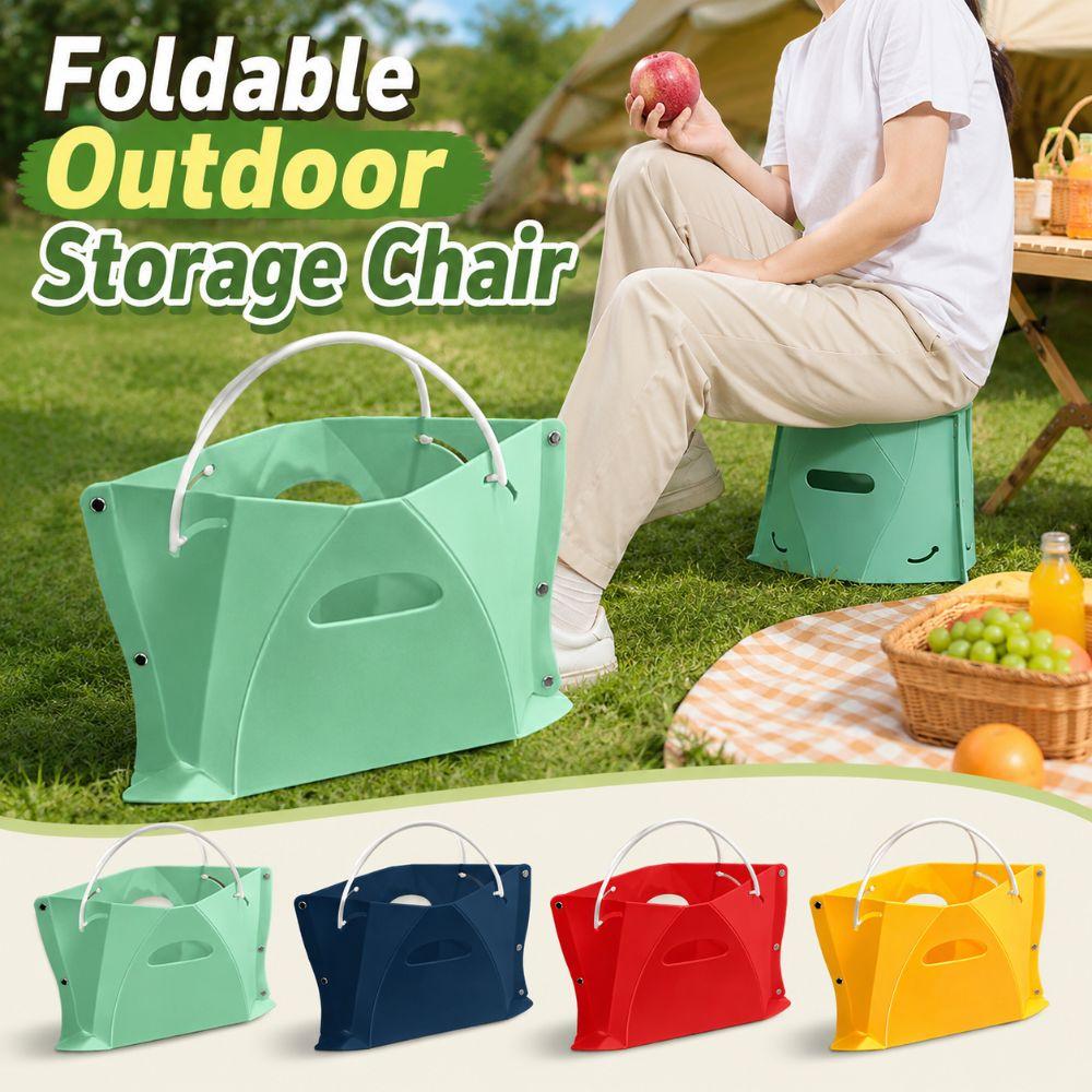 with Lanyard Outdoor Storage Chair Lightweight Portable Stool  Camping, Fishing, Beach