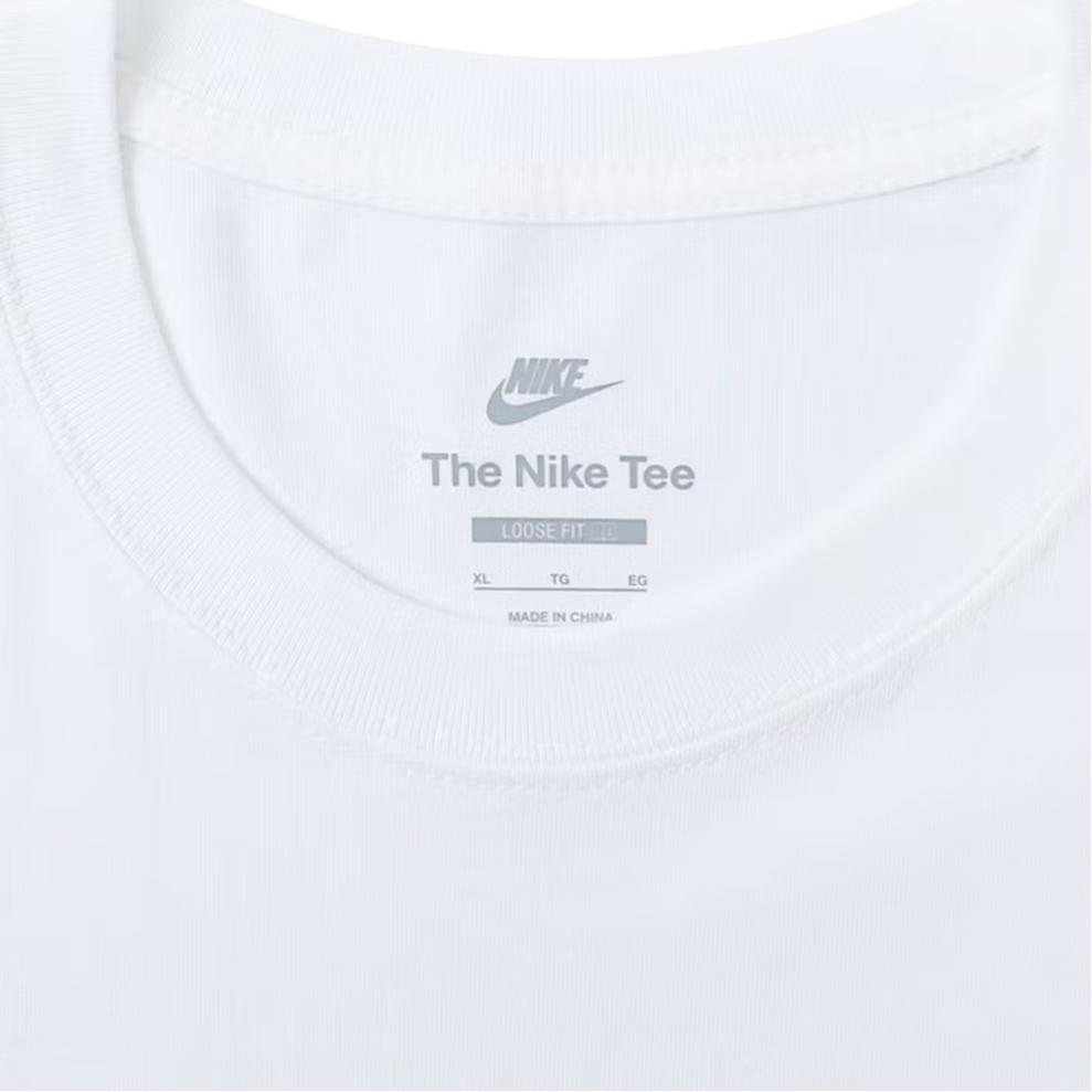 Nike T Shirts Unisex White Crew Neck Moderate IB4420-100
