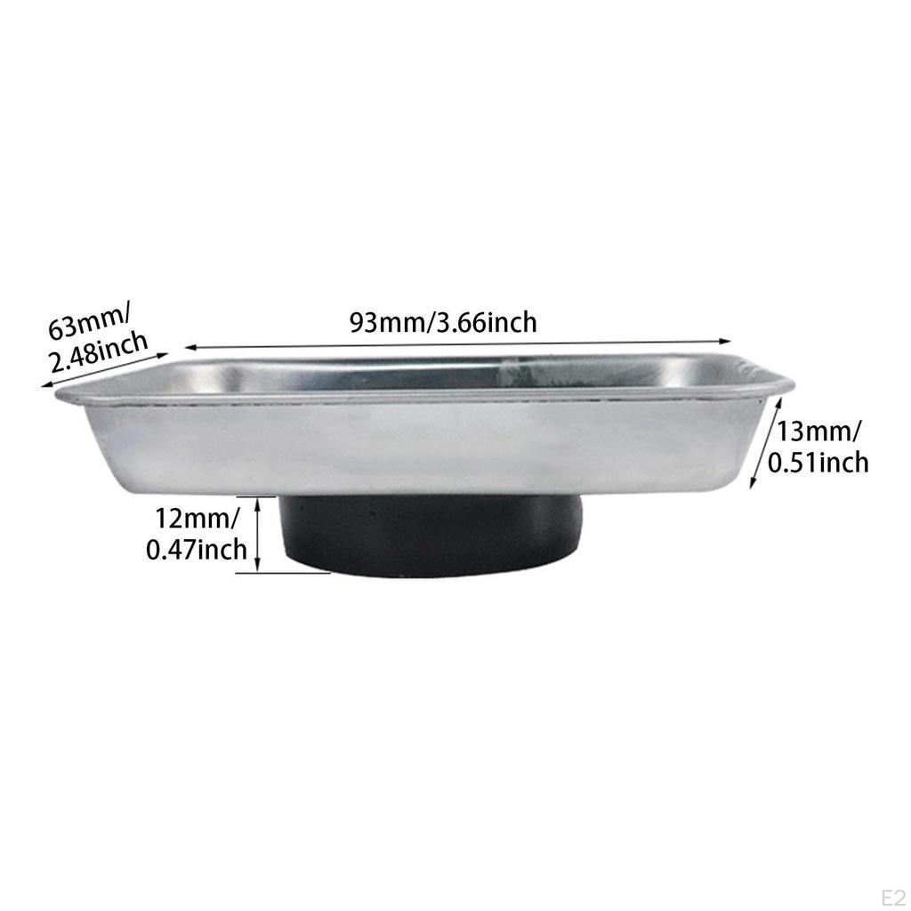 Bolt Tray Bowl for Screw, Stainless Steel Multipurpose Portable Small Metal Parts Tray, Screws