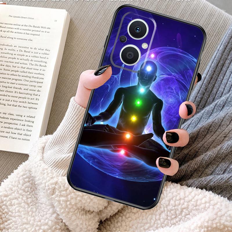 The Mandala Chakra Insist Yoga Case For OPPO Reno 13F 13 12 F 11 8T 7 8 10 Pro OPPO Find X8 X6 Pro X3 X5 Lite Cover Fundas