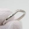 Used TIFFANY&Co. Ring Curved band EU#50.5 Pt950Platinum/diamond 3.19g Platinum El Saperetti