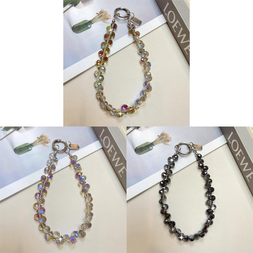 Water Crystal Phone Lanyard With Pvc Chain For Women And Men Personal Accessories