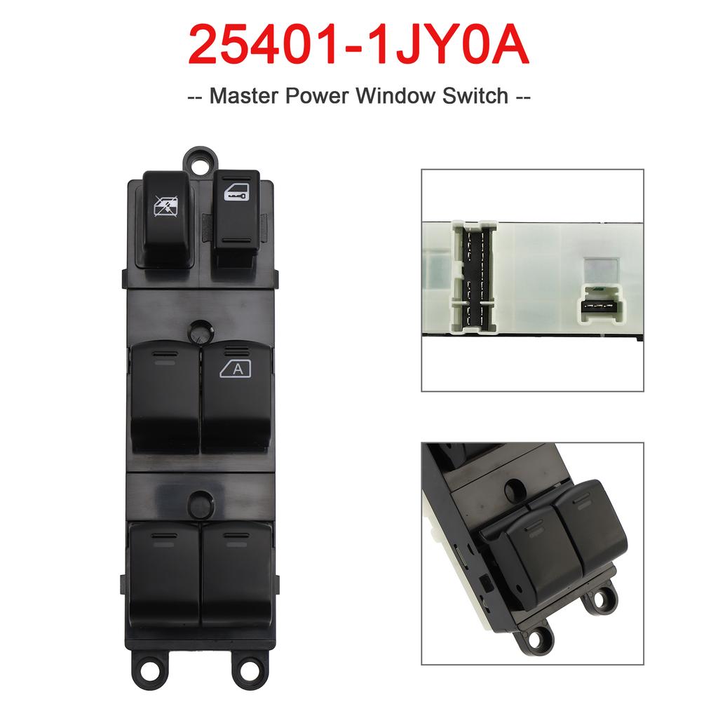 Master Power Window Switch For Nissan Tiida C11 SC11 C11Z 2006-2010 25401-1JY0A