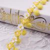 1/5/10Yards Pom Pom Trim Lace Fabric MINI Pearl Pompom Fringe Ribbon Sewing Lace Kintted Fabric Handmade DIY Craft Accessories