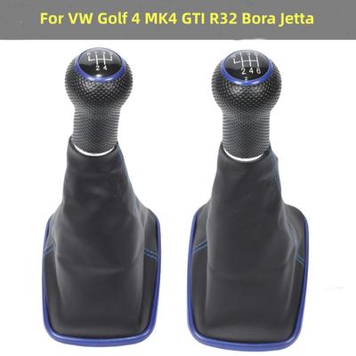 For Volkswagen VW 1999-2004 Golf 4 IV MK4 GTI R32 Bora Jetta 5/6 Speed 12mm / 23mm Car Gear Shift Knob Lever Shifter Gaitor Boot