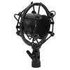 Microphone Shock Mount ABS Anti Vibration Mic Holder with 5 8 To 3 8 Conversion Nut for Diameter 45‑50mm Round