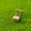 Micro Landscape Ornament Forest Theme Miniature Desktop Decoration Resin Figurines for Bookshelf And Flower Pot