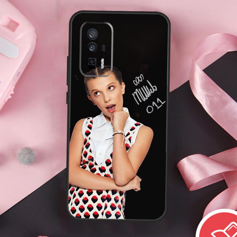 Millie Bobby Brown Case For Xiaomi 11T 12T 13T 14T Pro Mi 15 13 14 Ultra POCO X7 Pro X3 X5 X6 F5 F6 F7 Cover