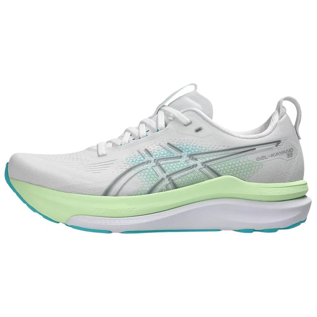 ASICS Gel-Kayano 33  White Energy Aqua  Men s 1011C167-100 EU 42.5