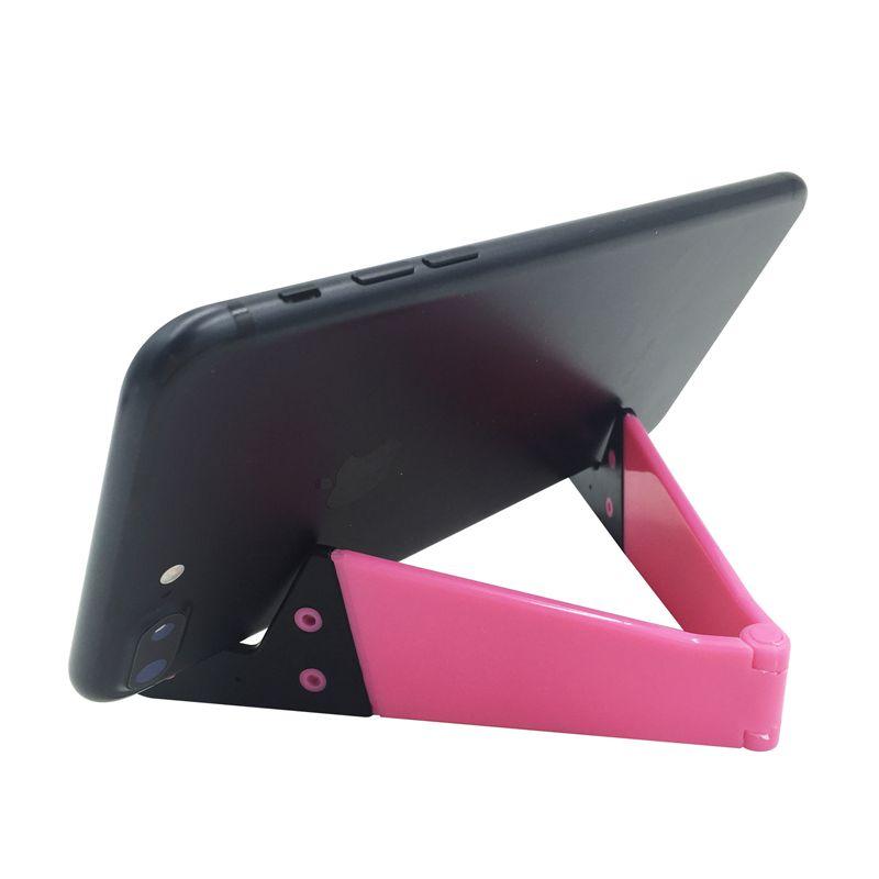 New Mini V-Shaped Desktop Mobile Cell Phone Stand Holder Portable Foldable Adjustable for IPhone Samsung IPad Support Universal