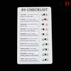 Memo Plastic Board Chore Chart Reusable Rv Checklist Daily Planner Behavior