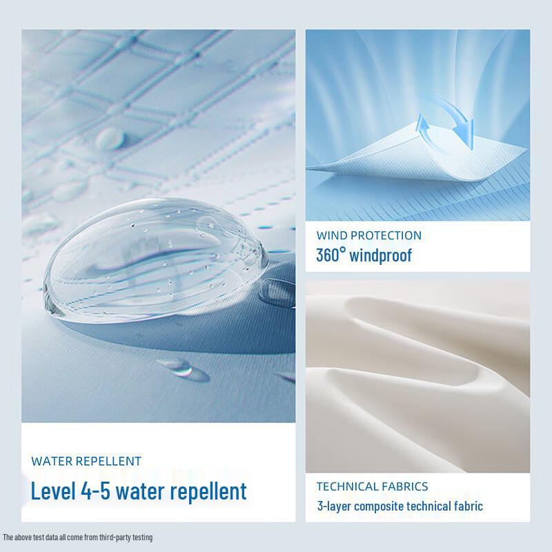 Mark Fairwhale Men's Windproof Waterproof Hooded Jacket