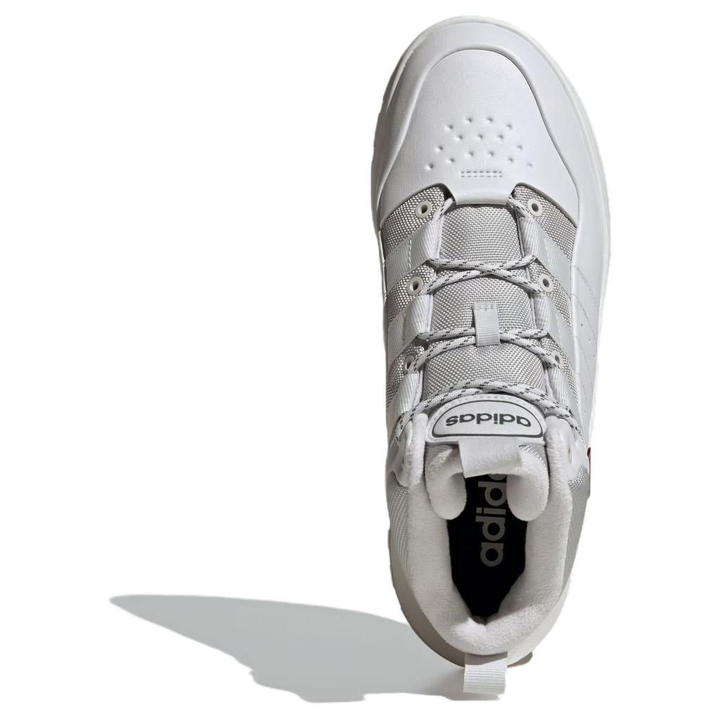 Adidas Verschleißfeste Mid-Top Basketballschuhe Unisex Weiße Sneaker JP7718