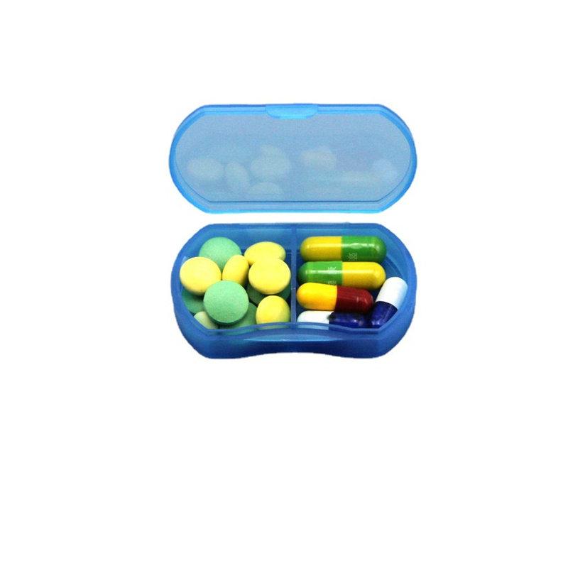 Dustproof Plastic Subpackaging Pill Case Mini Portable Storage
