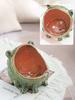 Lustige Frosch Schmuckschale, Kröten-Ringehalter mit großem Maul, Keramik-Tier-Schmuckschale, Niedliche Frosch Schreibtischdekoration, Schlüsselablage, Geschenk