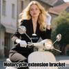 Motorcycle Handlebar Mount Auxiliary Lights Clamp Adjustable Support Multifunctional Holder For Repair Mirrors Light Travel