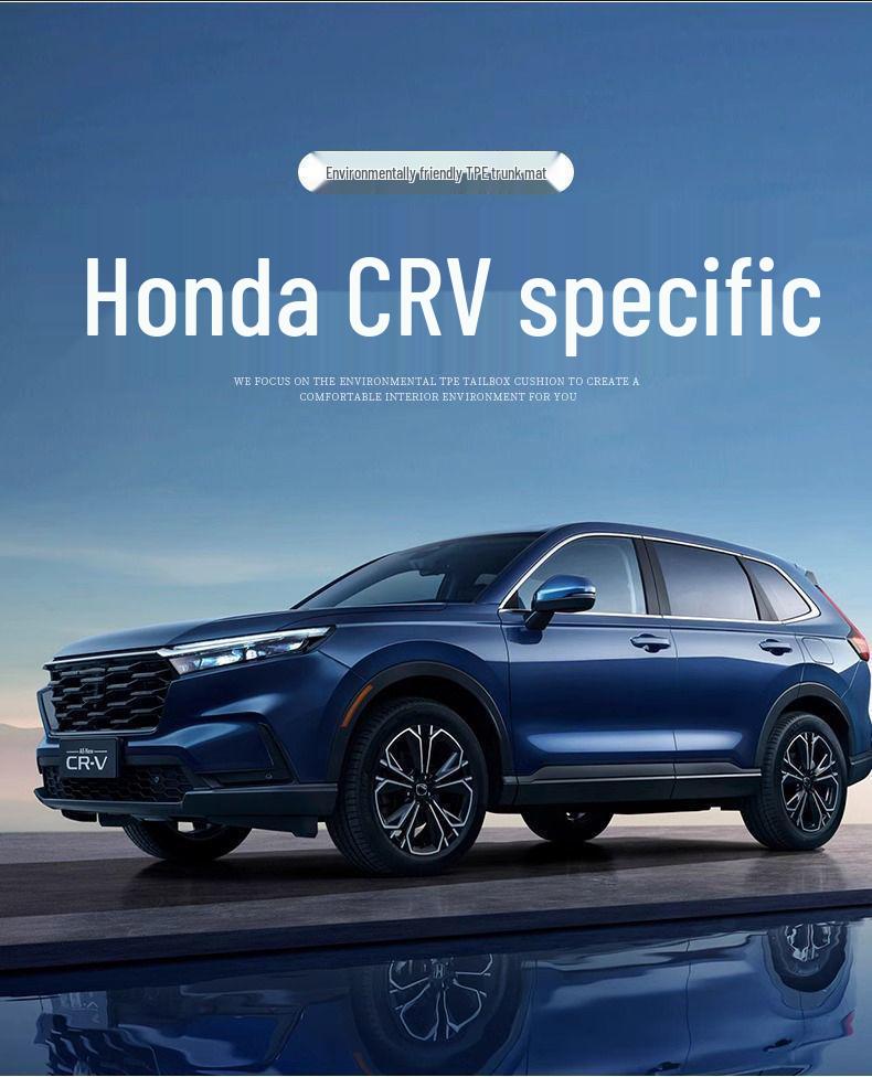 Fits 2017-2026 Honda CRV trunk mats & interior decor, including 2025 hybrid models.