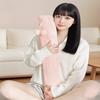 1Pc Long Hot Water Bag Warm Water Filling Hand Warmer Compress Stomach Explosion-proof Cute Plush Girl Quilt Warmer Artifact