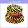 Childrens Cartoon Sun Hat With Cars Print Design And Breathable Polyester For Spring Summer Kids