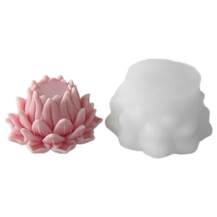 Flexible Silikonform Blumenform Duftkerzenformen Aromatherapie Herstellungsform Praktisches Schmuck Bastelwerkzeug