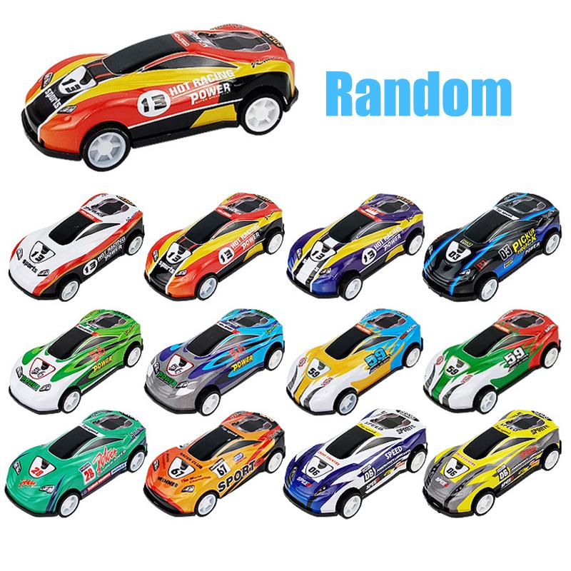 10Pcs Mini Alloy Car Model Set With Storage Box Diecast Cars Toys For Boys Sliding Inertia Vehicle Children Toy Kit Gifts