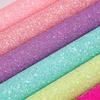 Chunky Glitter Glitter PVC Leather Fabric Colorful Glitter Faux Leather  Handbag Accessories
