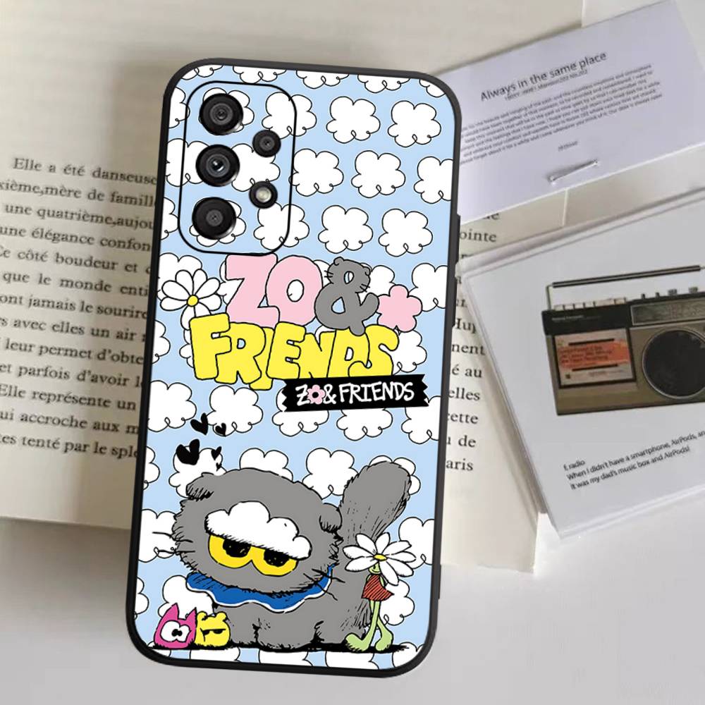 Z-Zoa Cat Fashion Phone Case For Samsung A 52 53 21 32 13 12 71 31 51 40 72 73 70 22 42 50 30 20 21 Shell