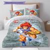 Thundercats Vzor Povlečení Sada Prošívaných Dek Quilt Cover Povlak na Polštář Domácí Dekorace Dárek (1 * povlak na peřinu + 2 * povlak na polštář, bez jádra)