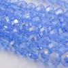 Dark Blue Multicolor 4/6mm 145pcs Rondelle Austria Faceted Crystal Glass Beads Loose Spacer Round Beads for DIY Jewelry Making