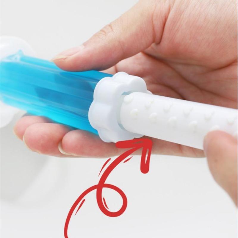 1ks kreativní stříkačka na toaletní mísu s vůní barevného květu, vonný gel citron pomeranč, růže