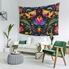 Mexikanische Blumen und Vögel Wandteppich Dekor Kunst Ästhetische Wandteppiche für Wohnzimmer Schlafzimmer Haus Wandtuch Wandbehang
