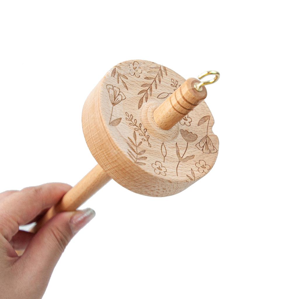 Top Whorl Drop Spindle Hand Carved Yarn Spindle Wooden Spindle Easy To Use Spinning Sewing Tool Gift for Beginners