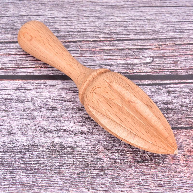 Wooden Lemon Squeezer Hand Press Juicer Fruit Orange Citrus Extractor Reamers