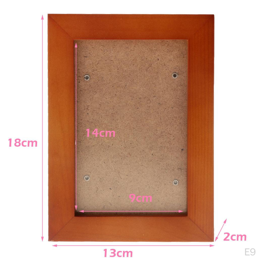 Simple Wooden Picture Phote Photo DIY Decoration