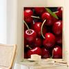 DIY Digital Fruit Oil Painting Kit - New Style for Stress Relief, No Frame Included