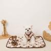 Monchéri "Bear Jacquard Cafe Mat" Dog PillowBlanket for Small and Medium Dogs (FREEIvory) Cute, Stylish, Popular Brand for Toy Poodles and Chihuahuas