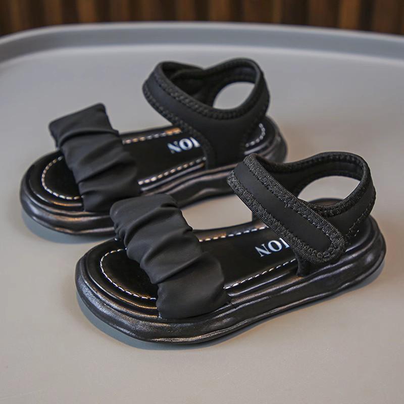 Girls Sandals Summer New Children's Princess Shoes Soft Sole Fashion Foreign Style Beach Shoes