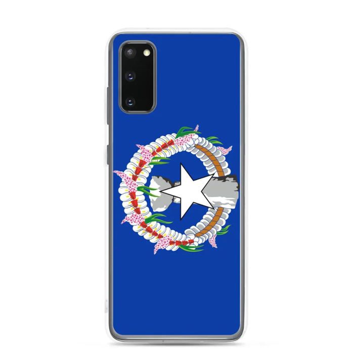 Coque Téléphone - Samsung - Galaxy S21 - Drapeau Îles Mariannes Du Nord - Souple - Multicolore