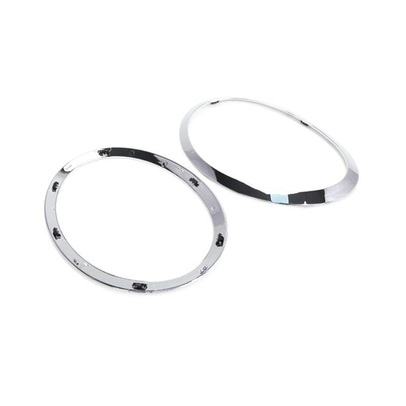 Round Headlamp Retaining Rings For Mini Cooper F55 F56 F57 7300631 Car Front Headlight Trim Rings