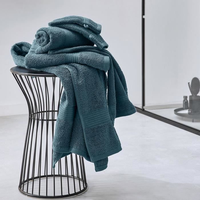 TODAY Essential - Maxi Drap de Bain - 90 x 150 cm - 100 % Coton - Paon