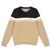 VOLVIK GOLFWEAR Men'S Golf Essentials Colorblock Round Long Sleeve Knit Vmktp291_Be