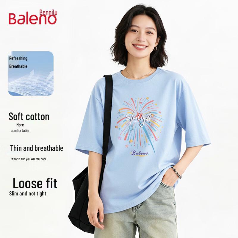 Baleno Women's Graphic Cotton Short Sleeve T-Shirt