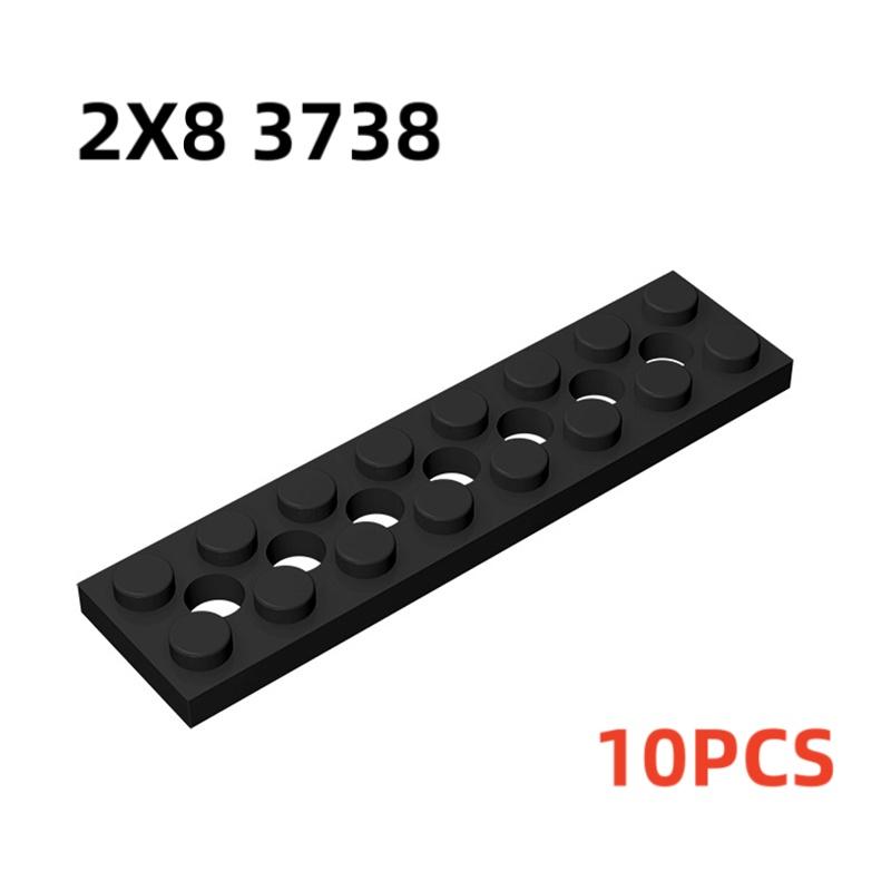 32001 3709 3738 Plate 2x6 2x4 2x8 with Holes Bricks Toys For Technical Buildings Blocks Toys For Children Gift 43857 DIY MOC