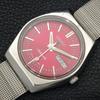 VINTAGE JAPAN SEIKO 5 AUTOMATIC 6309A MENS RED COLOR DIAL WATCH A500842-5 R154-a500842
