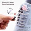 Elastic Laces Sneakers Tennis Lock Shoelaces Without Ties Adult Kids Unisex Round Shoelace Rubber Bands Shoe Accesories 1Pair