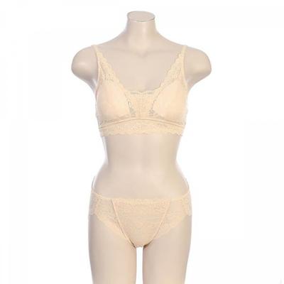 No Wire Bralette Lace Triangle Panty Set Abr4448 Abp4448