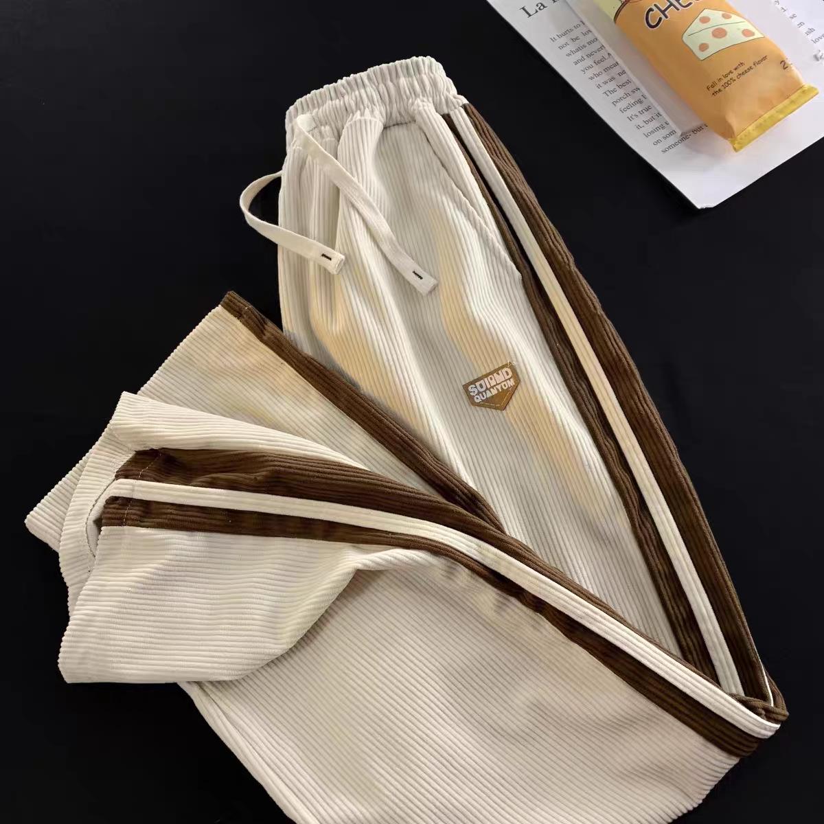 

Свободные повседневные спортивные брюки из вельвета для мальчиков на весну-осень. M